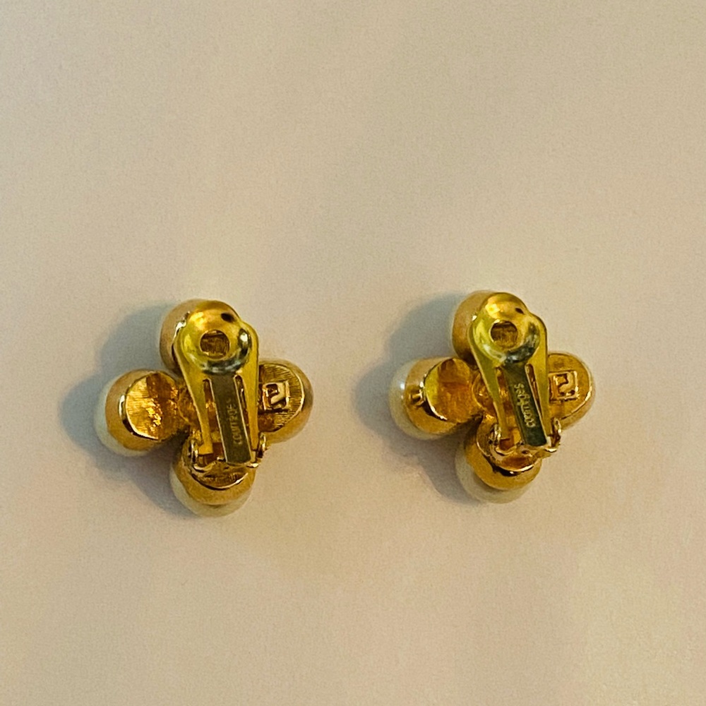 Vintage Courreges Clip On Earrings - Picture 3 of 5